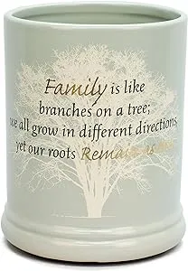 Family Tree Ceramic Stoneware Electric Large Jar Candle Warmer