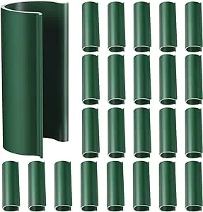 Jetec 32 Piece Summer Clamp for PVC Pipe Greenhouses, Row Covers, Pool Cover Clips, Shelters, Bird Protection, 2.4 Inch Long(Green, for 1/2 Inch PVC Pipe)