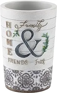 Avanti Linens - Tumbler, Guest Bathroom Essentials, Chic Home Decor (Modern Farmhouse Collection)