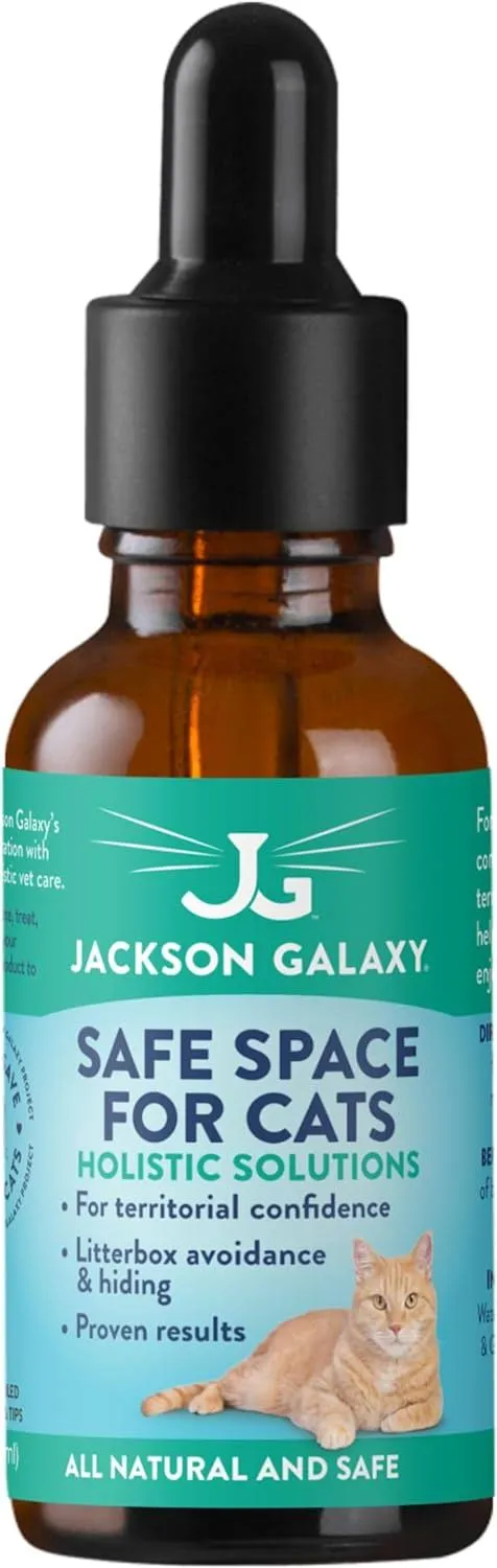 Jackson Galaxy Solutions Solutions Safe Space Cat Solution, 2-oz