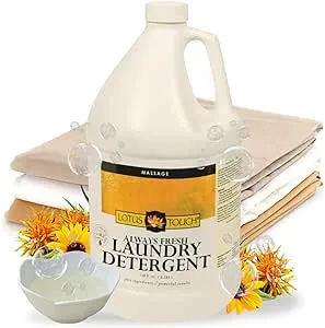 Always Fresh Laundry Detergent For Massage Table Sheets and Spa Linens Professional Grade - 1 Gallon - Spring Fresh Scent - Removes Tough Stains Left by Massage Oil, Lotion and Cream