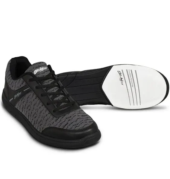 KR Strikeforce Mens Flyer Mesh Black/Steel-Bowling Shoes