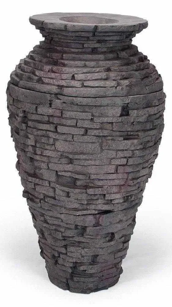 Aquascape Small Stacked Slate Urn Fountain Kit