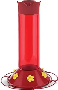 Perky-Pet 409 Hummer’s Favorite Red Plastic Hummingbird Feeder – 30 oz