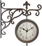 Beauregard Outdoor Clock Thermometer Infinity Instruments