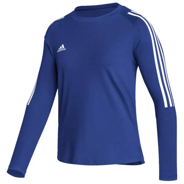 Adidas Women's Hilo Long Sleeve Volleyball Jersey, Team Royal Blue/White / L