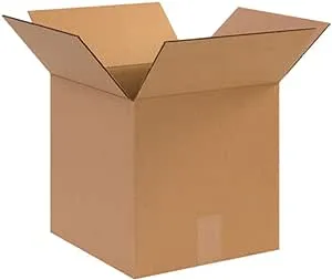 Secure Seal - 12x12x12 Pack of 25 Corrugated Cardboard Packing Shipping Mailing Moving Carton Boxes