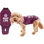 Belly Guard Dog Recovery Suit Maroon Size Medium Post Surgery