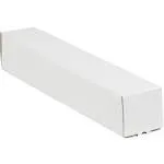 3 x 3 x 25" White Square Mailing Tubes