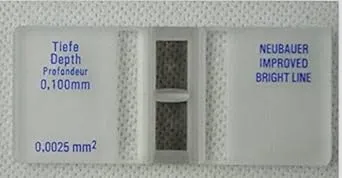 Improved Neubauer Hemocytometer, Cell Counting Chamber with Bright Line