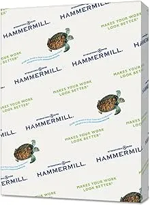 Hammermill 103382 Recycled Colored Paper, 20lb, 8-1/2 x 11, Pink, 500 Sheets/Ream