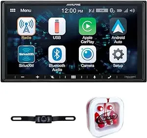 DIAS Alpine iLX-W650 Digital Media Receiver w/CarPlay & Android Auto + License Plate Camera