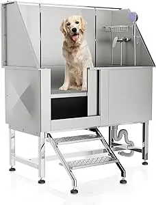 MoNiBloom 50" Dog Washing Station for Home, 2-Depth Optional Professional ...