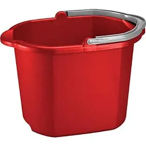 Sterilite 11215806 16 Quart Red Dual Spout Pail