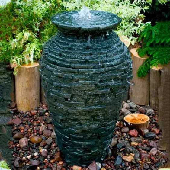 Aquascape - Small Stacked Slate Urn Fountain Kit