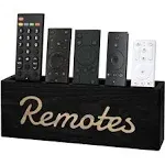 Remote Control Holder Wall Mount, TV Remote Holder Wooden Remote Wall Holder,...