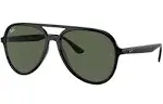 Ray Ban RB4376F Sunglasses - 601/71 Black/Dark Green