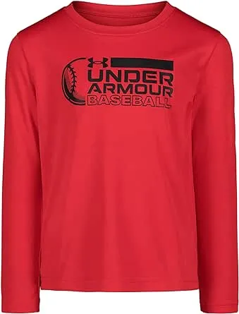 Under Armour Kids Tech Baseball Logo Long Sleeve T-Shirt