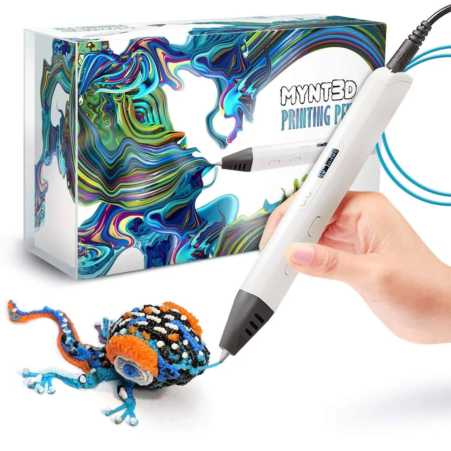 Professional 3D Printing Pen With Oled Display From Mynt3D.