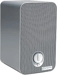 GermGuardian Air Purifier for Home with HEPA Filter, Removes 99.97% of Pollutants, Covers up to 338 Sq. Foot Room in 1 Hr, UV-C Light Helps Reduce Germs, Zero Ozone Verified, 11", Silver, AC4100CA