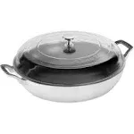 Staub Cast Iron Braiser with Glass Lid