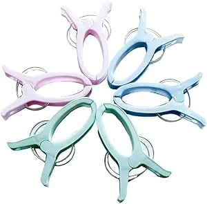 Madam Sew Jumbo Quilting Clamps | 6 Extra Large Clips for Sewing, Binding and Crafting Projects | 5 inch Wide Opening Keeps Fabric in Place