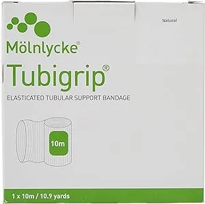 Molnlycke EA/1 TUBIGRIP TUBULAR BANDAGE, SIZE E, 3.5IN, NATURAL, W/ LATEX