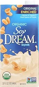 Soy Dream Enriched Original Organic Soymilk, 32 Oz (Pack of 12)