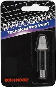 Koh-I-Noor Rapidograph Pen Replacement Point - 4x0, 0.18 mm Tip