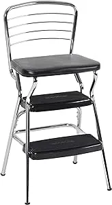 COSCO Retro Step Stool and Counter Chair