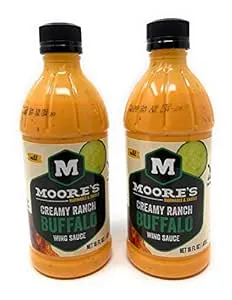 Moore Sauce Buffalo Wing Ranch, Pack Of 2