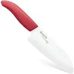 Kyocera Revolution 5.5" Ceramic Santoku Knife Red