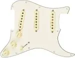 Fender Pre-Wired Strat Pickguard - Vintage Noiseless SSS - Parchment