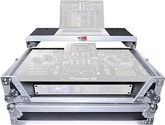 ProX XS-XDJXZWLT ATA Flight Case For Pioneer XDJ-XZ DJ Controller with Laptop Shelf 1U Rack Space and Wheels