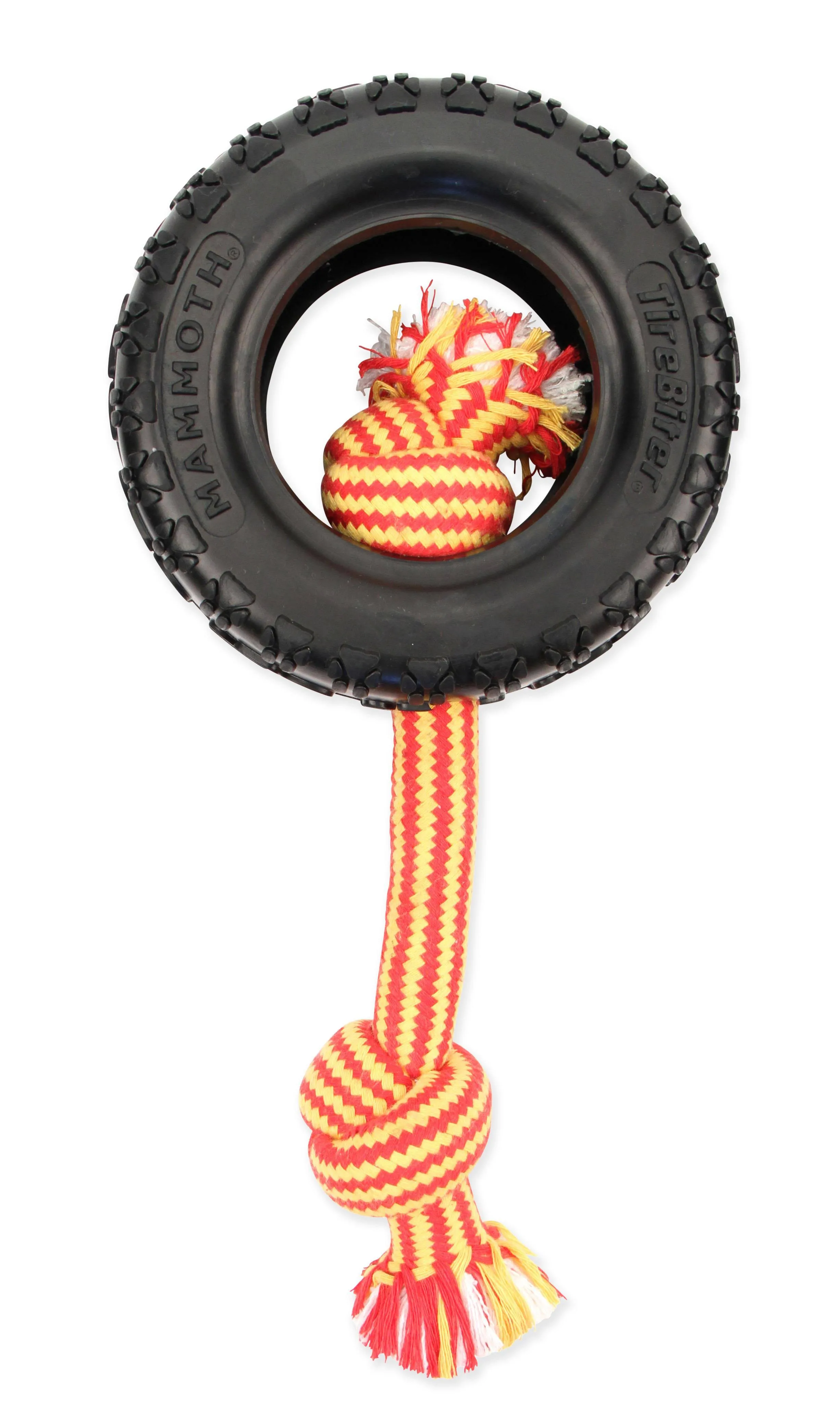 Mammoth Dog Toy - TireBiter II with Rope