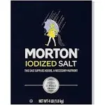 Diamond Crystal Table Iodized Salt 4 Pound