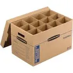 SmoothMove Kitchen Moving Kit Medium Half Slotted Bankers Box