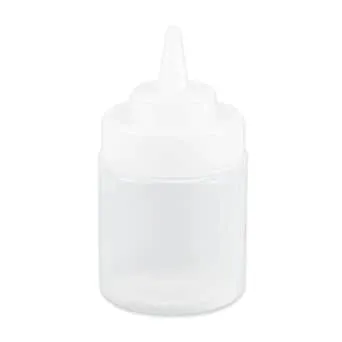 G.E.T. SB-8-CL 8 oz. Squeeze Bottle, Break Resistant, Polyethelyne, Clear (Pack ...