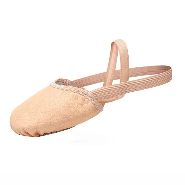 Stelle Girls Leather Pirouette Lyrical Half Sole Ballet Jazz Shoes Turning Shoes Practice Dancing Shoes for Girls/Women/Boy/Men/Adult