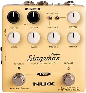 NuX Stageman Floor Acoustic Preamp and DI Pedal