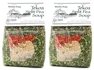 Rill Foods Tekoa Split Pea Soup Mix 16 oz each (2-Pack)