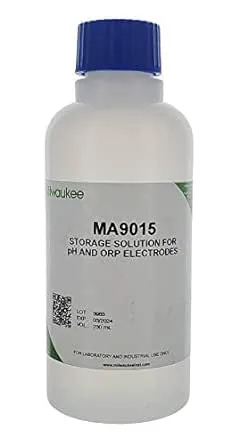 Milwaukee Instruments MA9015 Storage Solution for pH/ORP Electrode, 230 mL Volume