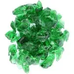 AZ Patio Heaters 20lbs Recycled Fire Pit Fire Glass in Green