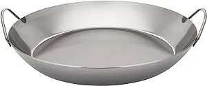 Matfer (062053) 17 3/4" Black Steel Round Paella Pan