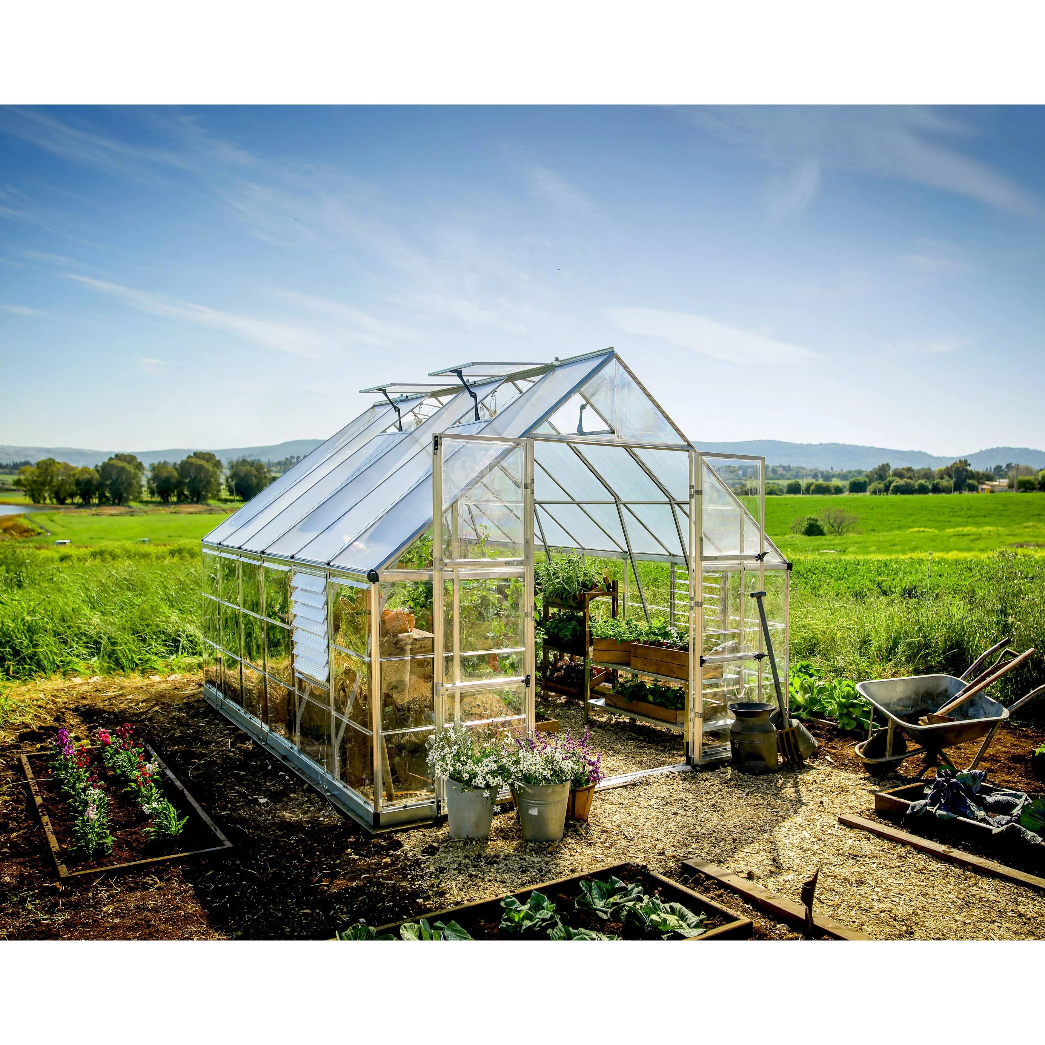 Canopia by Palram Balance 10' x 12' Greenhouse - Silver