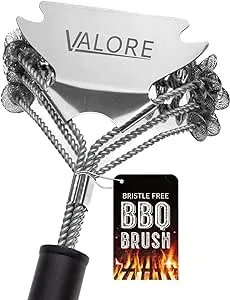 V0053 - VALORE  16" Bristle Free BBQ Grill Brush and Scraper V0053