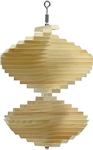 Natural Wood Wind Spinner - Made in USA