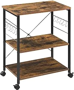 Mr Ironstone Baker's Rack Kitchen Microwave Cart