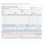 Adams Bill of Lading Short Form, 3-Part, 250/PK