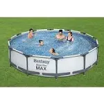 2021 Bestway Steel Pro MAX Above Ground Pool Set 12 Ft x 30” with Filter Pump 🌊